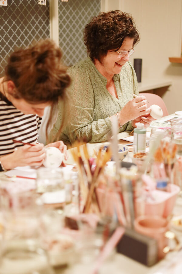 Creatieve kerstworkshop Pottery Painting